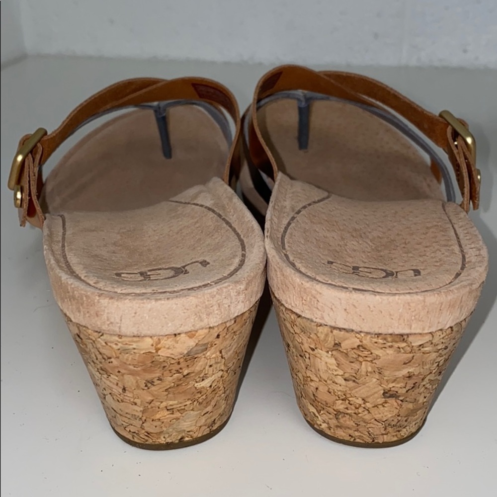 NIB AUTH UGG ADALIE MULE SANDAL ROSE GOLD PEWTER US 9.5 - Picture 2 of 7